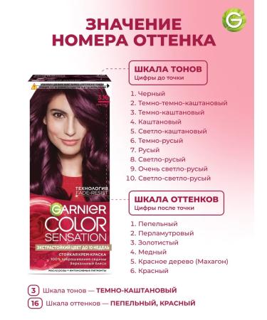 Garnier Cream for hair Color Sensation 3.16 - Buy Online on GoSupps.com