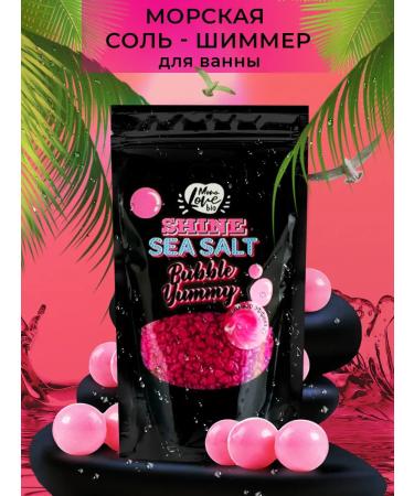 MonoLove BIO Sea salt - Shimmer for the bath Bubble Yummy bath