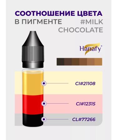 Hanafy Pigment for eyebrows permanent makeup No. 3 from Hanafi - Buy Online on GoSupps.com