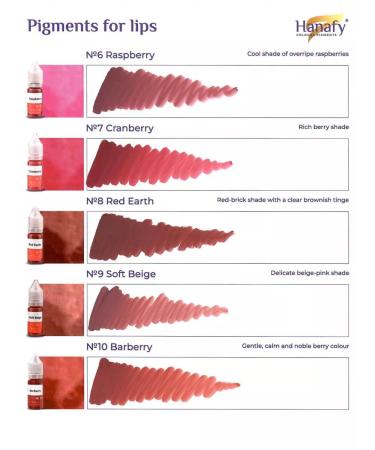 Hanafy Pigment for lips permanent makeup and tattooing No. 4 - Buy Online on GoSupps.com