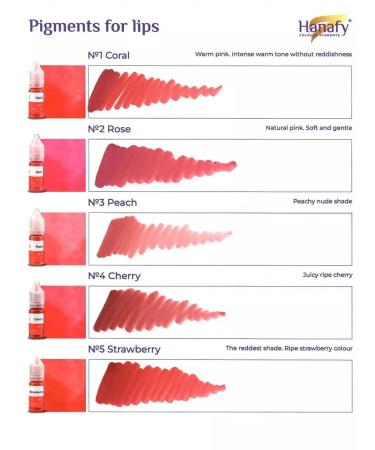 Hanafy Pigment for lips permanent makeup and tattooing No. 4 - Buy Online on GoSupps.com