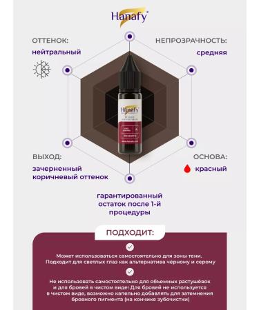 Hanafy Pigment for Permanent Age and eyebrows No. 4 by Olga Kostinetskaya - Buy Online on GoSupps.com