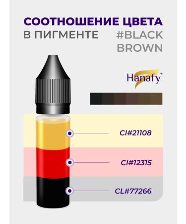 Hanafy Pigment for eyebrows and age permanent makeup No. 5 from Hanafi - Buy Online on GoSupps.com
