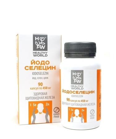 HEALTHY WORLD Yodoseltsin for the thyroid gland iodine Elena Zinc - Buy Online on GoSupps.com