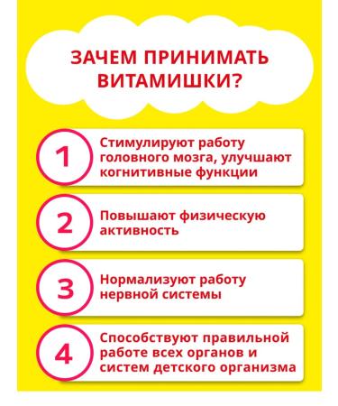 Vitamin Bears Multi plus iodine+choline pastilles chewing 60 pcs - Buy Online on GoSupps.com