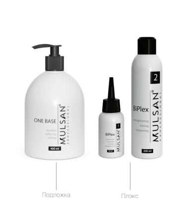 Mulsan Hair Nanoplasty - Keratin straightening 3x1000ml - Buy Online on GoSupps.com