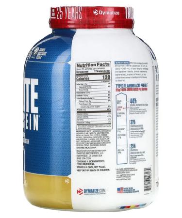 Dymatize Protein Elite Casein 1800 g - Vanilla - Buy Online on GoSupps.com