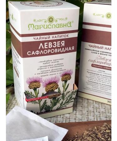 Marislavna Phytochay "Levzea Saflorovid" 30 filter packages - Buy Online on GoSupps.com