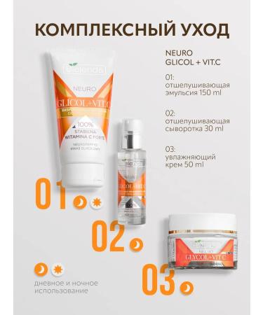 BIELENDA Face cream neuro glicol+vit.c exfoliating night 50 ml - Buy Online on GoSupps.com