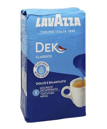 Lavazza Coffee ground lavatza decaffeinato without caffeine 250 g