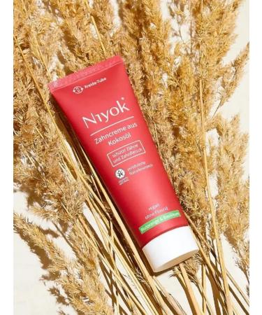 Niyok Toothpaste Sweet orange and basil 75 ml - Buy Online on GoSupps.com