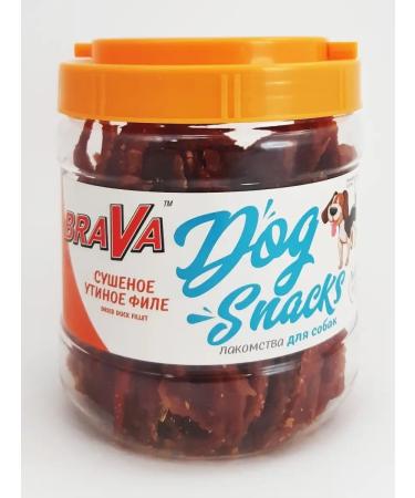 Brava dog treats Brava Drunk Ducky fillet 400g - Buy Online on GoSupps.com