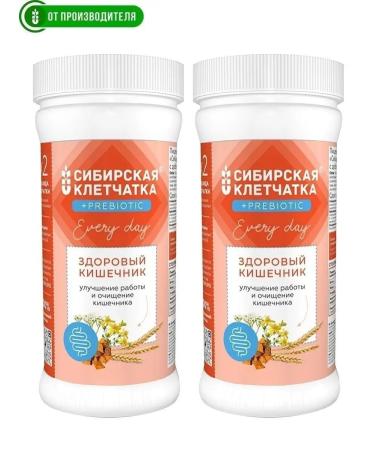 Siberian fiber Healthy intestines fiber for intestines 2 pcs x 300 g - Buy Online on GoSupps.com