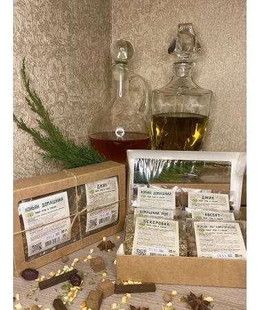 Kuban herbs Gift set for tinctures No. 1 (6 pcs) for moonshine vodka - Buy Online on GoSupps.com