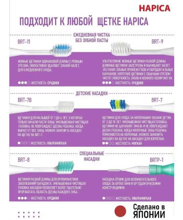 Hapica BRT-7B minute nozzles for children 1-6 liters Ultromygikikh bristles - Buy Online on GoSupps.com