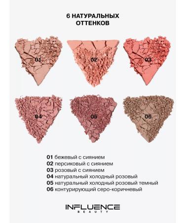 Influence Beauty Face blush dry tone 04 pink - Buy Online on GoSupps.com