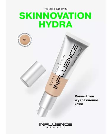 Influence Beauty Tonal face cream moisturizing Skinnovation Hydra T.04
