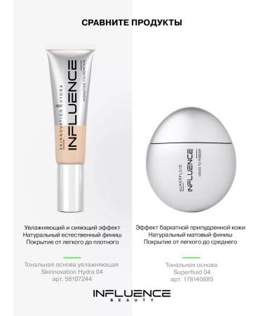 Influence Beauty Tonal face cream moisturizing Skinnovation Hydra T.04 - Buy Online on GoSupps.com