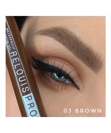 RELOUIS Eyebrow gel fixing waterproof Pro Waterproof 03 - Buy Online on GoSupps.com