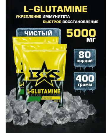 Binasport L-lutamine powder 400 g with natural taste