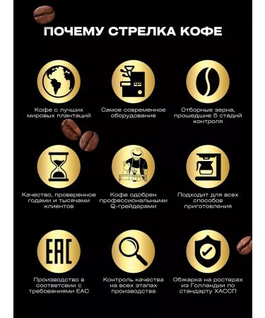 Coffee arrow Coffee in grains 1 kg freshly -growed Brazilian blend - Buy Online on GoSupps.com