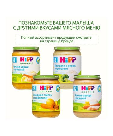 Hipp "Vegetables noodles chicken" with pieces from 12 months 6x190g - Buy Online on GoSupps.com