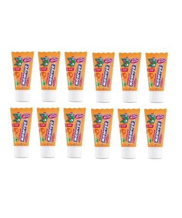 New Pearl Set of toothpaste for children without fluoride 50ml 12 pcs