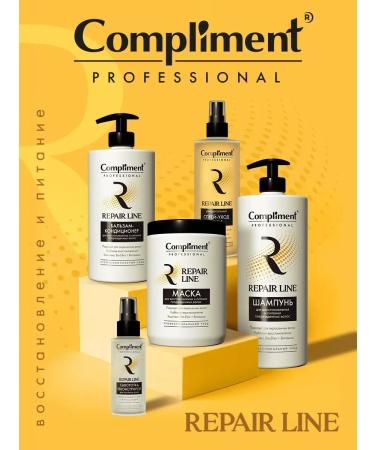 Compliment Mask for restoration and nutrition of hair 1000ml - Buy Online on GoSupps.com