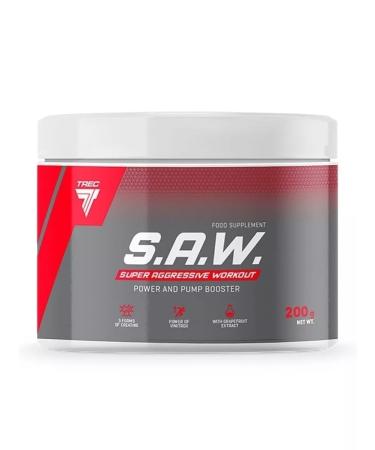 Trec Nutrition SAW pre -training complex 200 gr - currant -Lemon - Buy Online on GoSupps.com