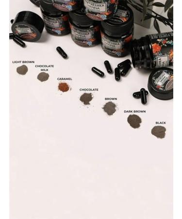 Marfushka Hnna for eyebrows 10 capsules eyebrow staining eyebrow makeup - Buy Online on GoSupps.com