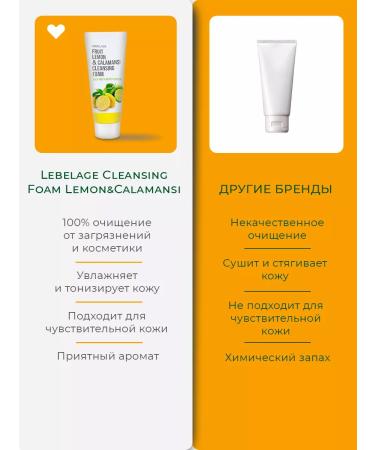 Lebelage Foam for washing Korea with a lemon 100 ml - Buy Online on GoSupps.com