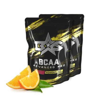 Binasport "Advanced Pro BCAA" powder 400 g with an orange taste