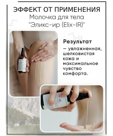 KRASNOPOLYANSKAYA COSMETICS Elix Ir (Elix-IR) body milk 100 ml - Buy Online on GoSupps.com