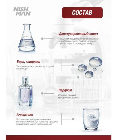 Nishman Cream Balm after shaving 2 in 1 03 pyrogeneous - Buy Online on GoSupps.com