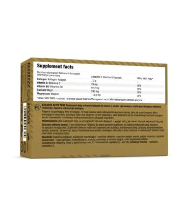 Olimp Sport Nutrition Collagen Olimp Kolagen Activ Plus Lollows 80 pcs - Buy Online on GoSupps.com