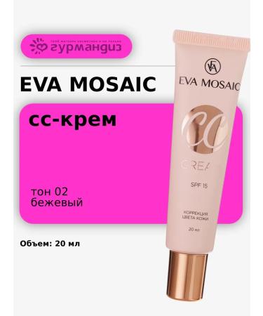EVA Mosaic Tonal cream corrective CC 20 ml 02 Beige SPF 15