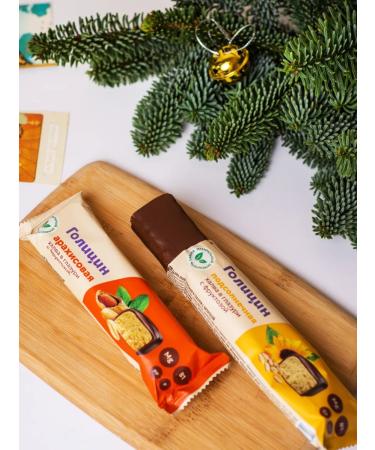 Golitsyn Halva is arachy and sunflower in the glaze with fructose - Buy Online on GoSupps.com