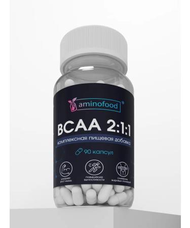 Aminofood BCAA amino acids 2 1 1 90 capsules - Buy Online on GoSupps.com
