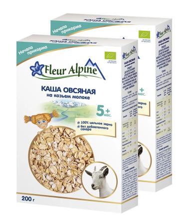 Fleur Alpine Porridge on goat milk oatmeal from 5 months 2 pcs 200 g