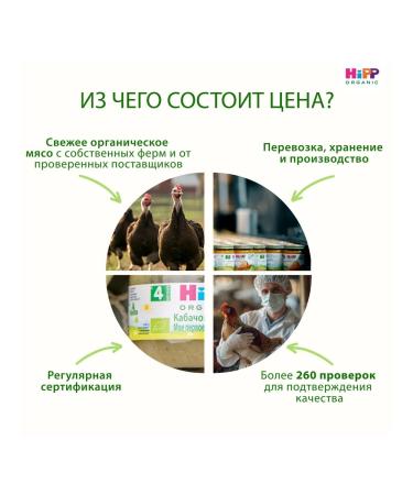 Hipp Mashed meat "turkey" from 6 months 6x80g - Buy Online on GoSupps.com