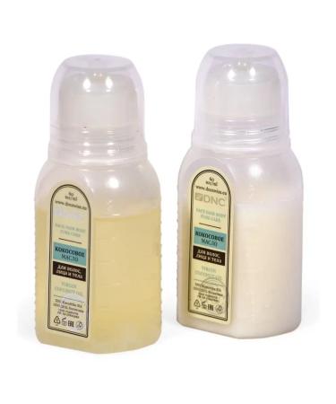 DNC Coconut oil for hair face and body (2 pcs 60 ml) - Buy Online on GoSupps.com