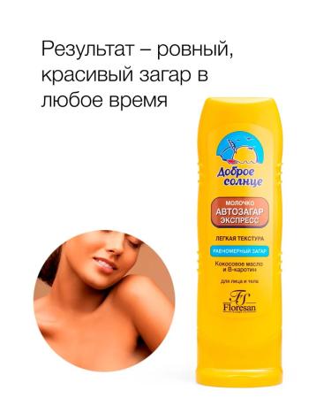 Floresan Milk of Auto -Zagar Express for the Face and Body 125ml - Buy Online on GoSupps.com