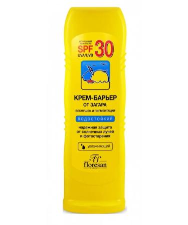 Floresan Cream barrier from tanning freckles SPF 30 waterproof 125 ml - Buy Online on GoSupps.com