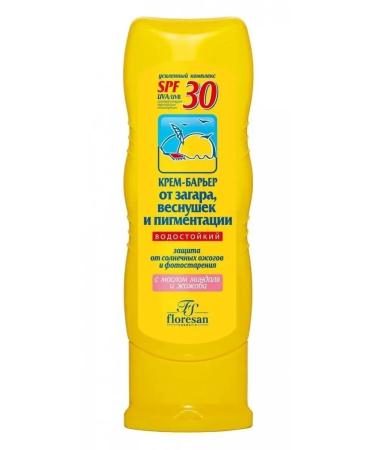 Floresan Cream barrier from tanning freckles SPF 30 waterproof 125 ml - Buy Online on GoSupps.com