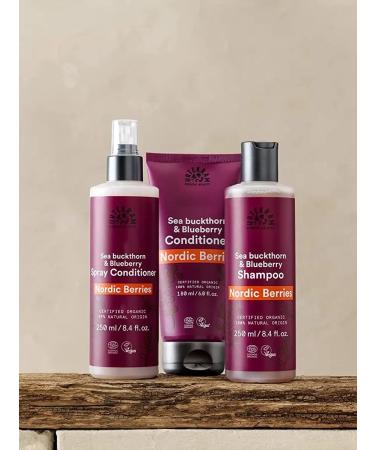 Urtekram Organic restoring shampoo northern berries 250 ml - Buy Online on GoSupps.com