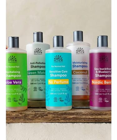 Urtekram Organic shampoo for normal hair Aloe Vera 500 ml - Buy Online on GoSupps.com