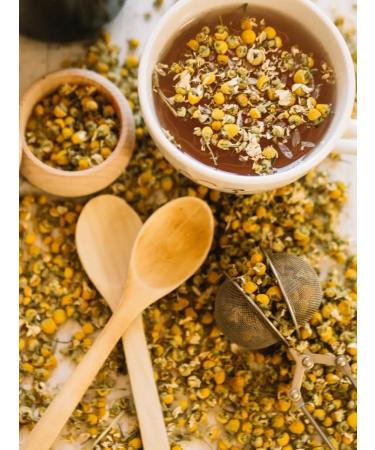 LUKKSEN Chamomile flowers selected chamomile tea daisy chamomile 200 g - Buy Online on GoSupps.com