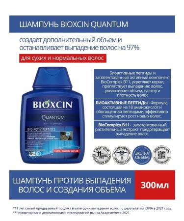Bioxcin Professional hair shampoo from biaxin loss - Buy Online on GoSupps.com