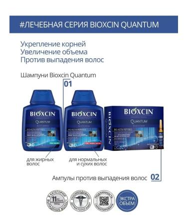 Bioxcin Professional hair shampoo from biaxin loss - Buy Online on GoSupps.com