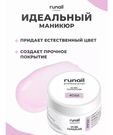 RuNail Professional UV gel for nail extension 15g 4066 - Buy Online on GoSupps.com